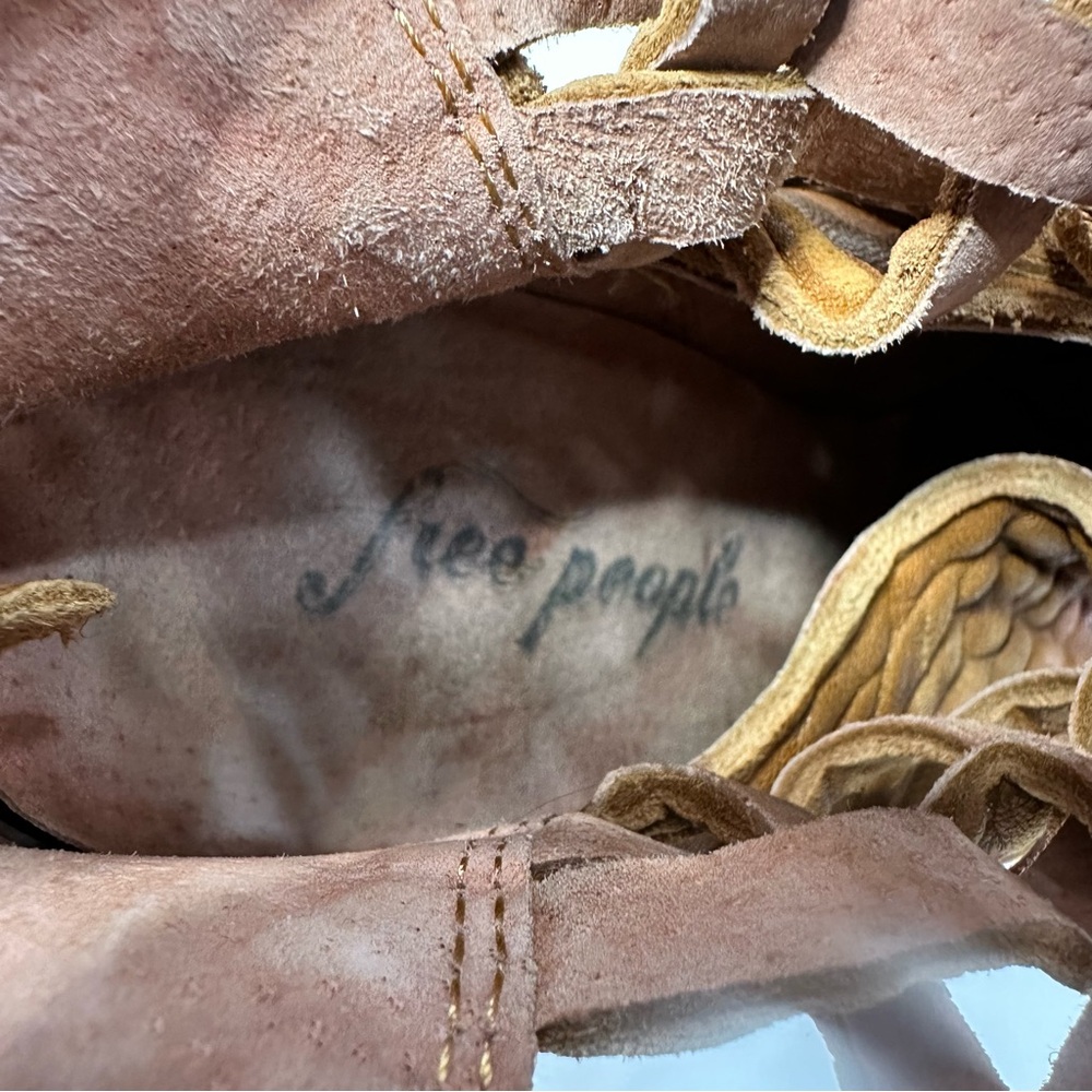 Free People Woven Leather Booties - Picture 8 of 8